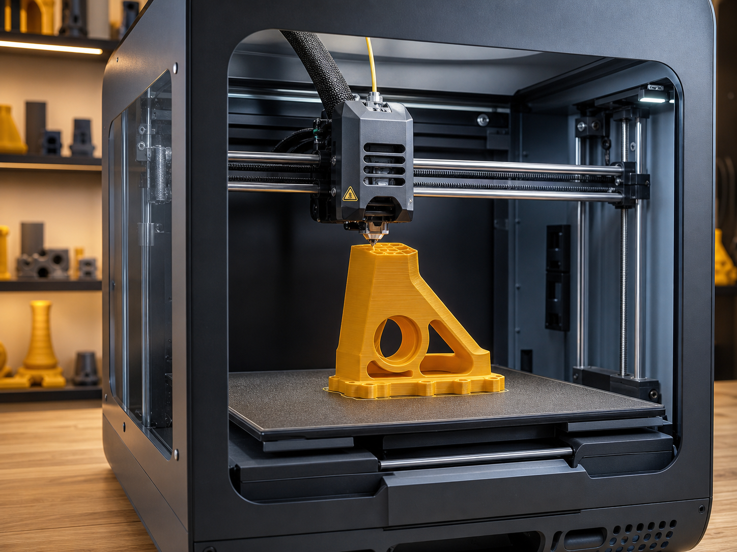 Професионален 3D печат на детайл в процес